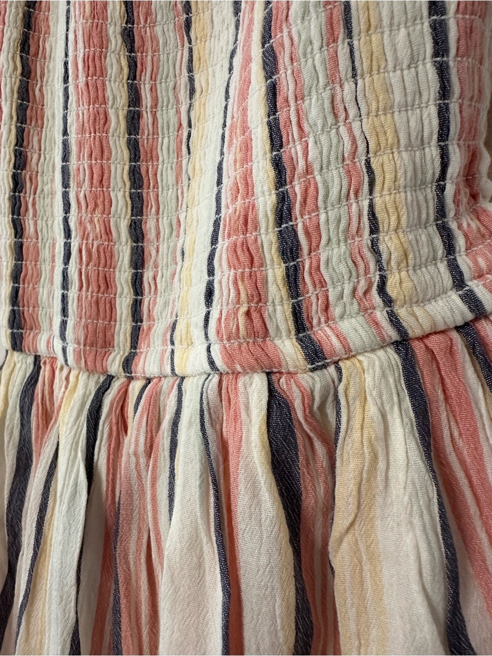 NWT Hollister Striped Smocked Romper with Open Back  Size XS - Picture 7 of 7